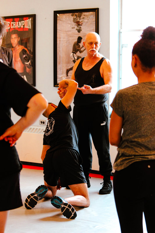 joint manipulation ' use of force ' training with former LEO ( Law Enforcement Officer) Bill Wolfe Self Defense courses