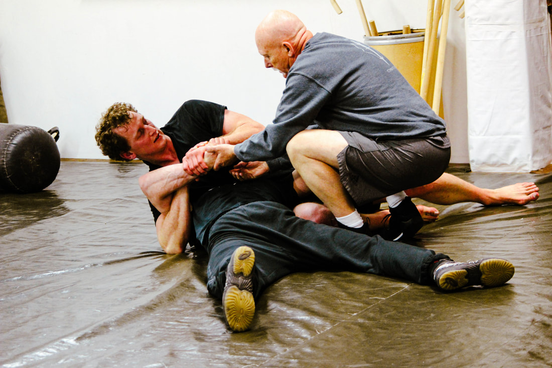 Ground Fighting street violence defence with Bill Wolfe founder of Defendo, Modern Defendo, Wolfes Combatives